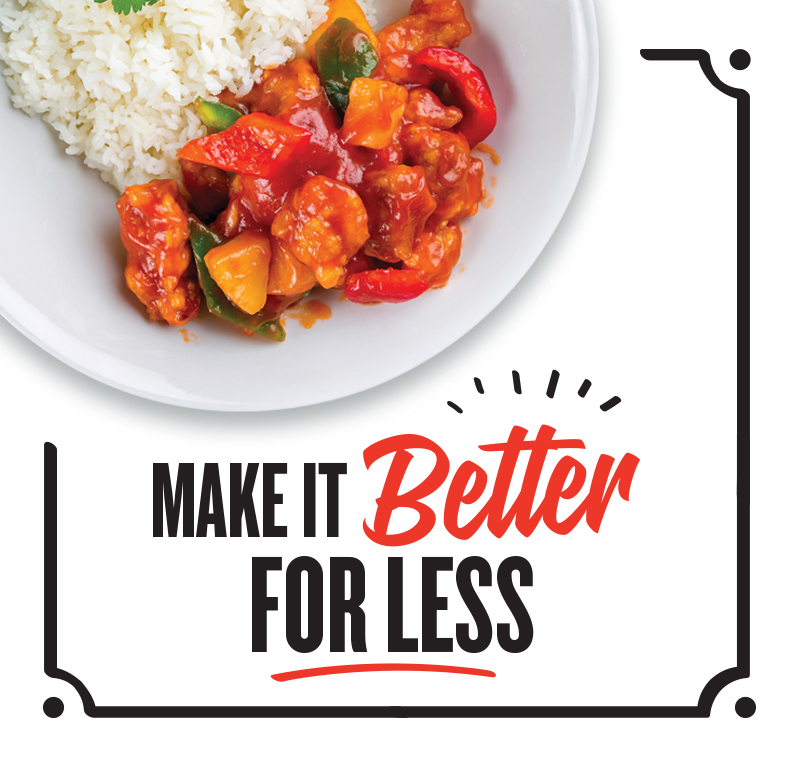 make it better for less chicken